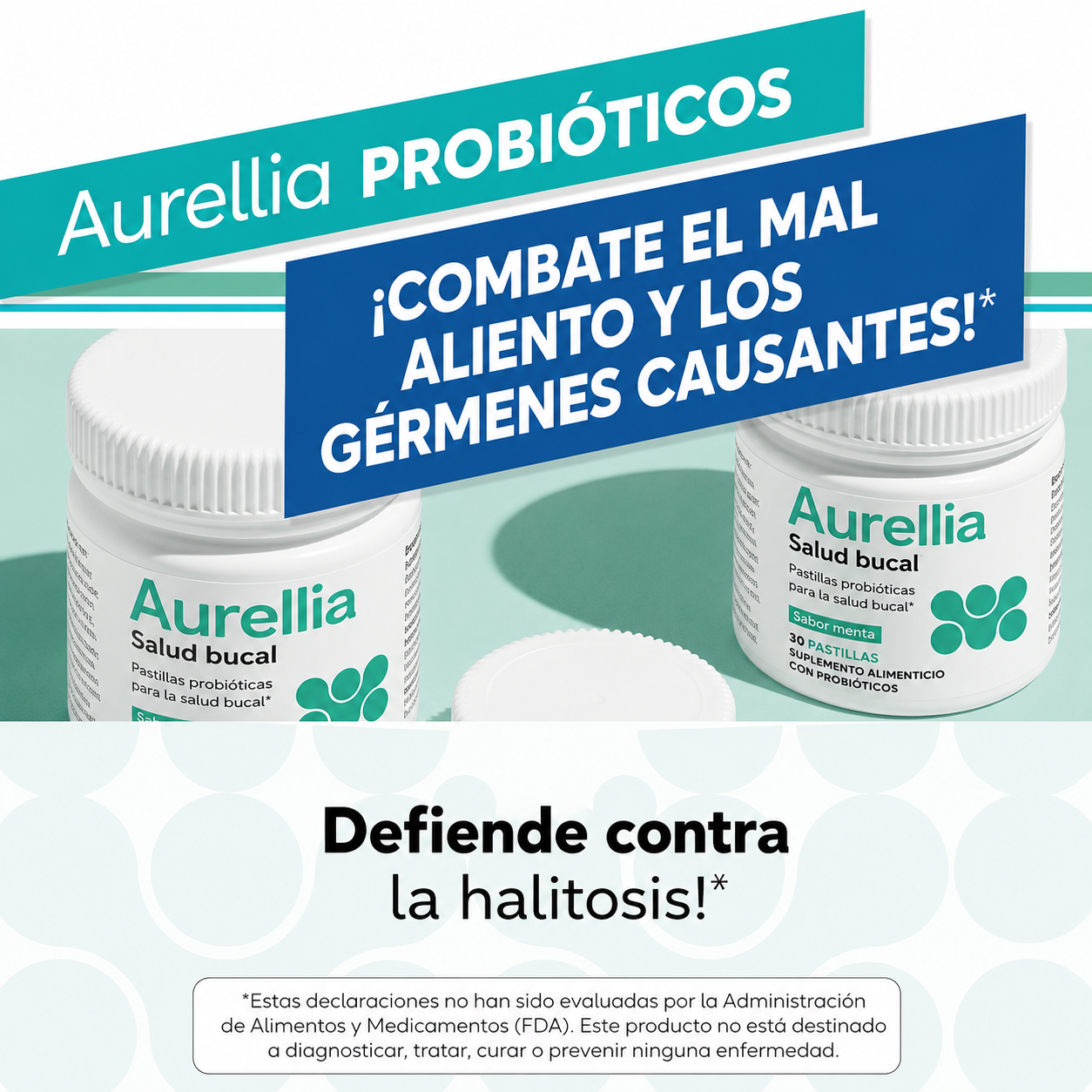 Pastillas Probióticas Bucales