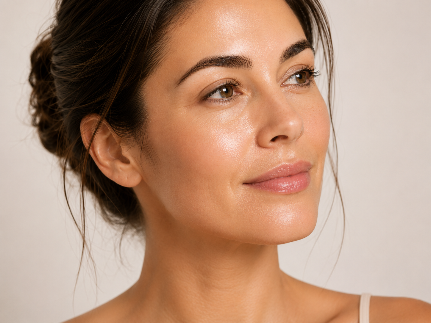 Finished result with firmer, smoother under-eyes